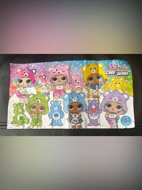 L.O.L. Surprise! Care Bears Characters Playmat - Pink Blue Yellow Green Purple